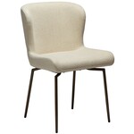 Dan Form Glam Amandel Bouclé Draaistoel