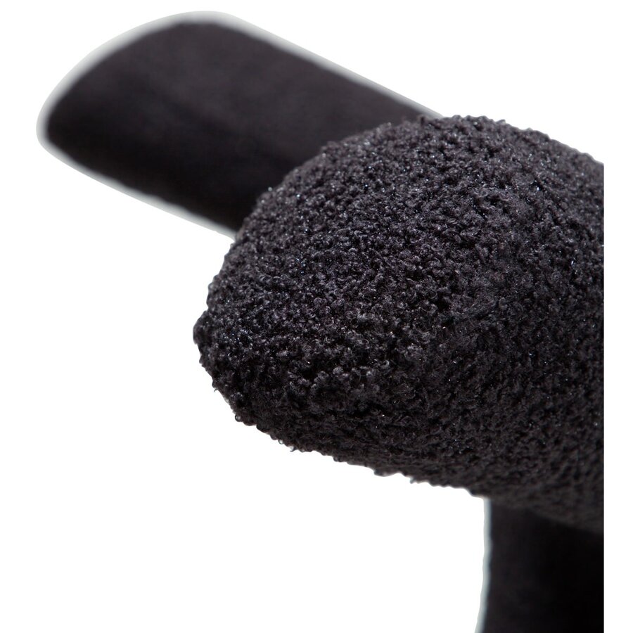 Bull Obsidiaan Zwart Bouclé Stoel Bull Obsidiaan Zwart Bouclé Stoel