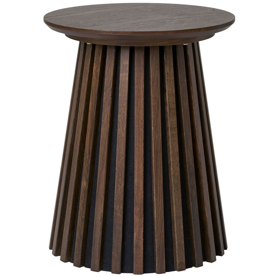 Osaka Gerookt Eiken Bijzettafel Rond Osaka Gerookt Eiken Bijzettafel Rond