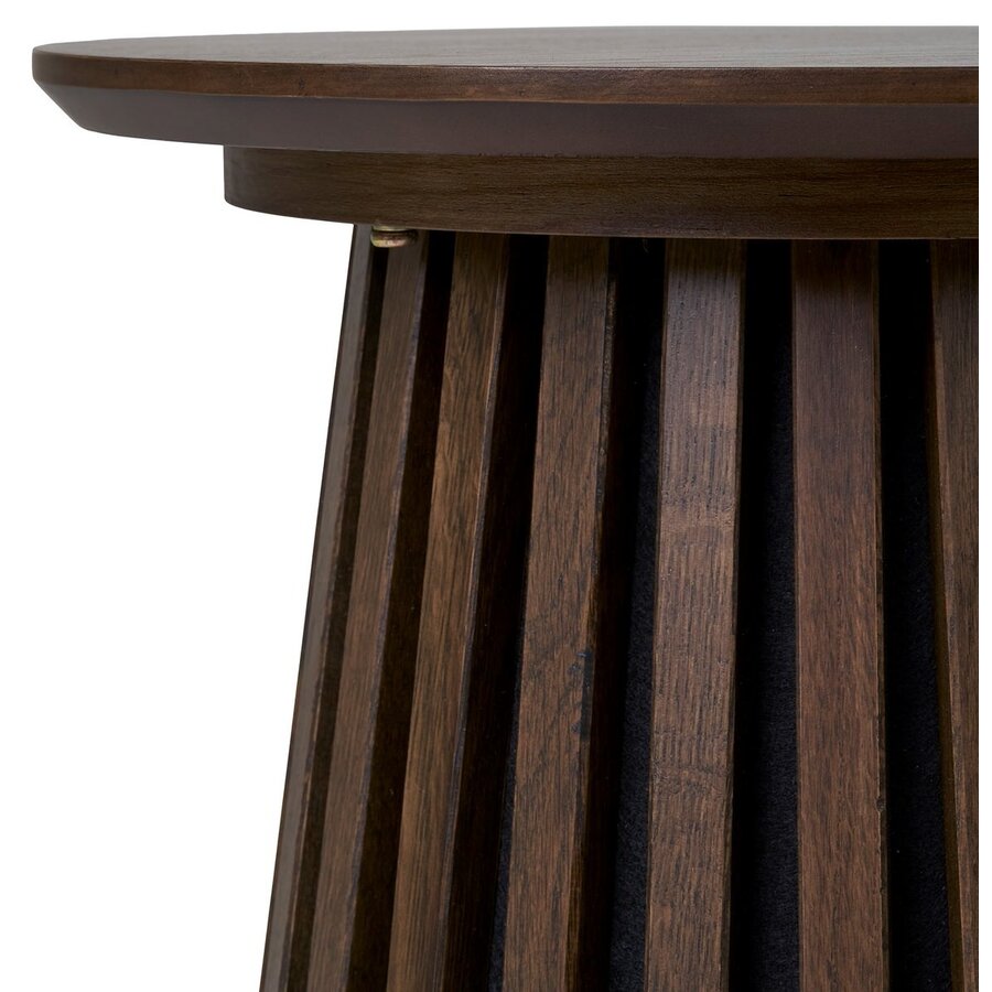 Osaka Gerookt Eiken Bijzettafel Rond Osaka Gerookt Eiken Bijzettafel Rond