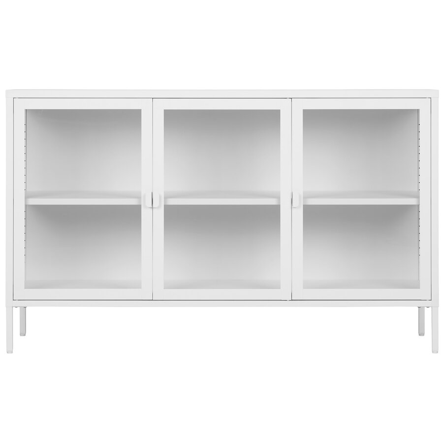 Brisbane Wit / Glas Dressoir W140 cm Brisbane Wit / Glas Dressoir W140 cm