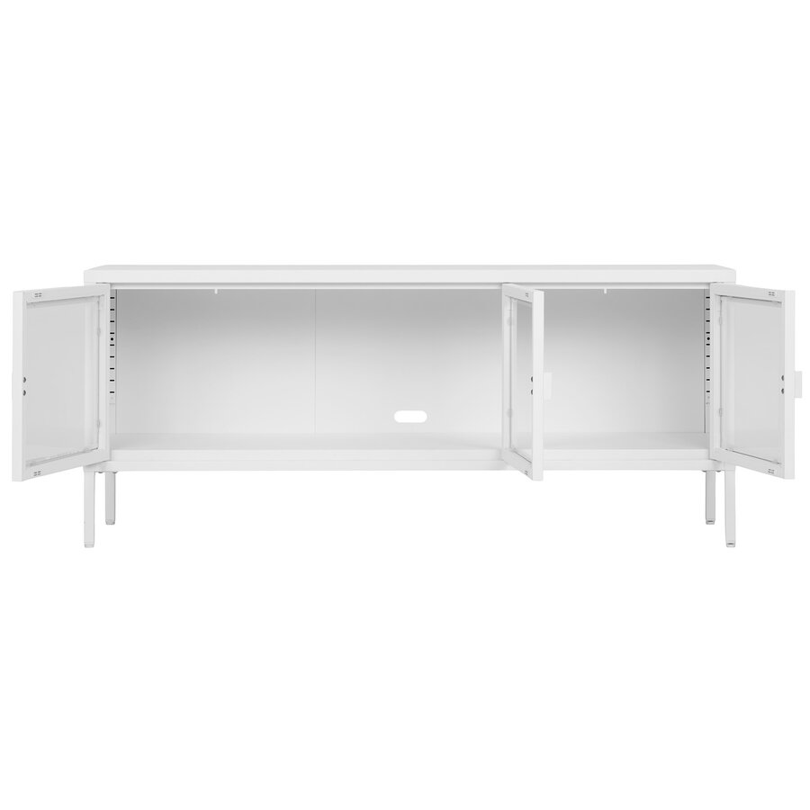 Brisbane Wit / Glas TV-Meubel W130 cm Brisbane Wit / Glas TV-Meubel W130 cm