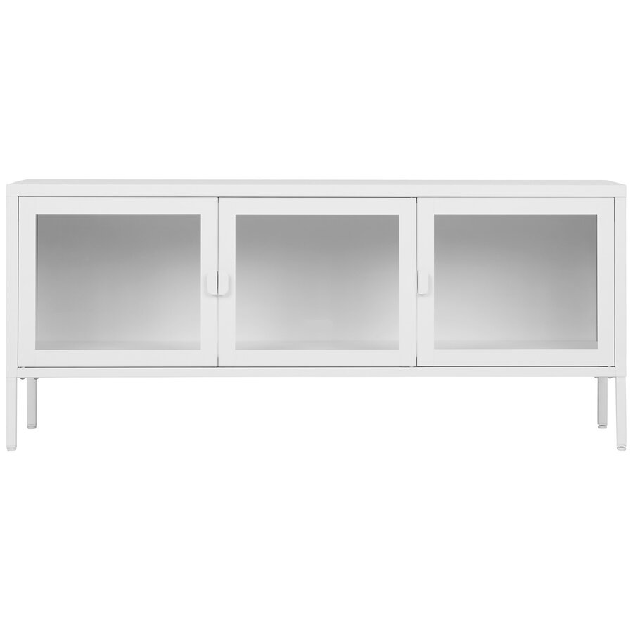 Brisbane Wit / Glas TV-Meubel W130 cm Brisbane Wit / Glas TV-Meubel W130 cm