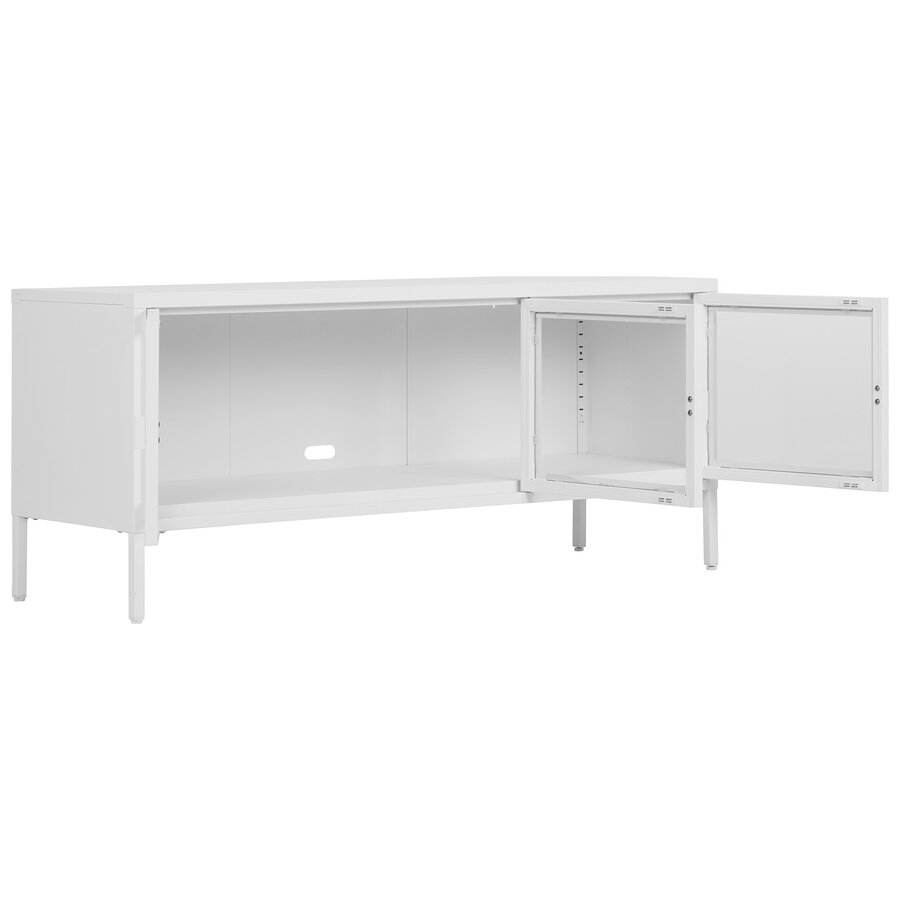 Brisbane Wit / Glas TV-Meubel W130 cm Brisbane Wit / Glas TV-Meubel W130 cm