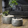 Mingle Ronde Salontafel Set Grijs