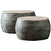 Mingle Ronde Salontafel Set Grijs