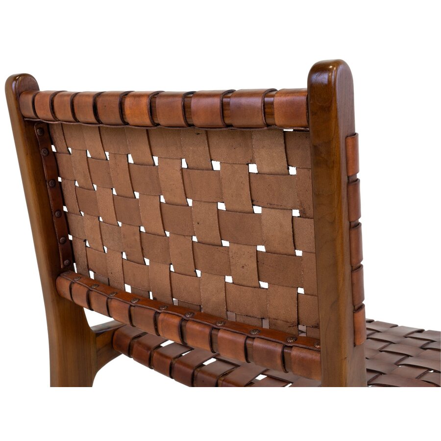 Perugia Leren Eetkamerstoel Bruin Perugia Leren Eetkamerstoel Bruin