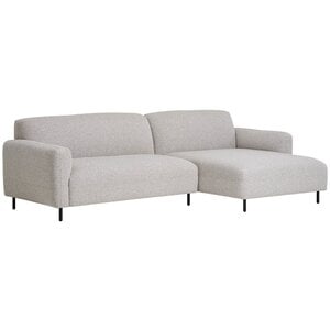 House Nordic Salvador Lichtgrijs Bouclé 2-Zits + Chaise Lounge Rechts