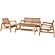 Santander Teak Loungeset Natural