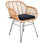 House Nordic Trieste Polyrattan Armstoel Natural House Nordic Trieste Polyrattan Armstoel Natural