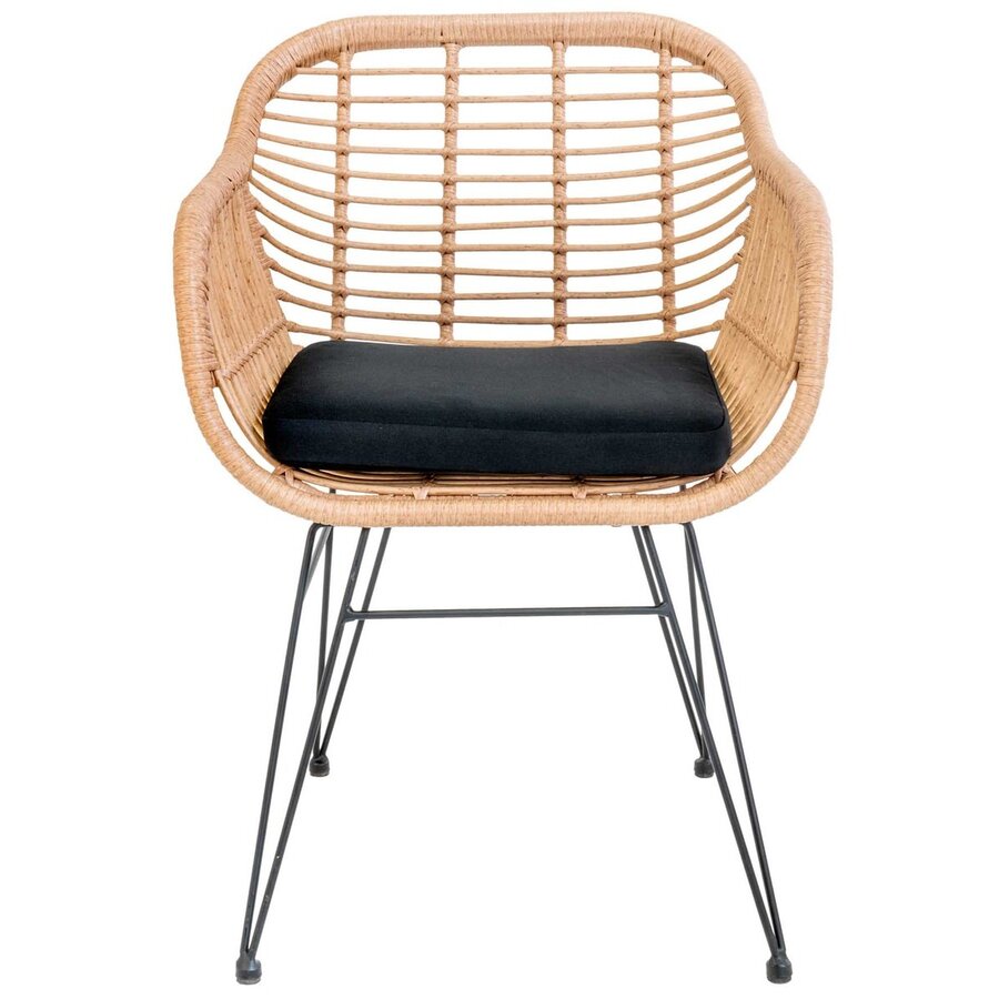 Trieste Polyrattan Armstoel Natural Trieste Polyrattan Armstoel Natural