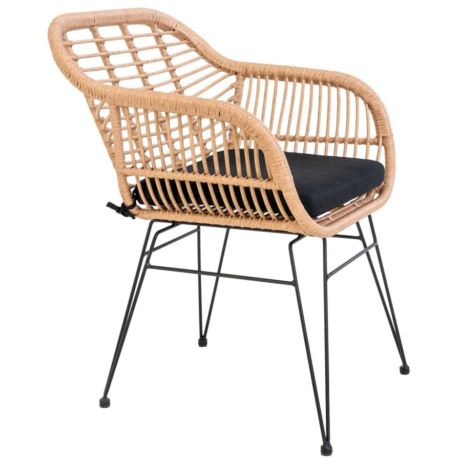 Trieste Polyrattan Armstoel Natural Trieste Polyrattan Armstoel Natural