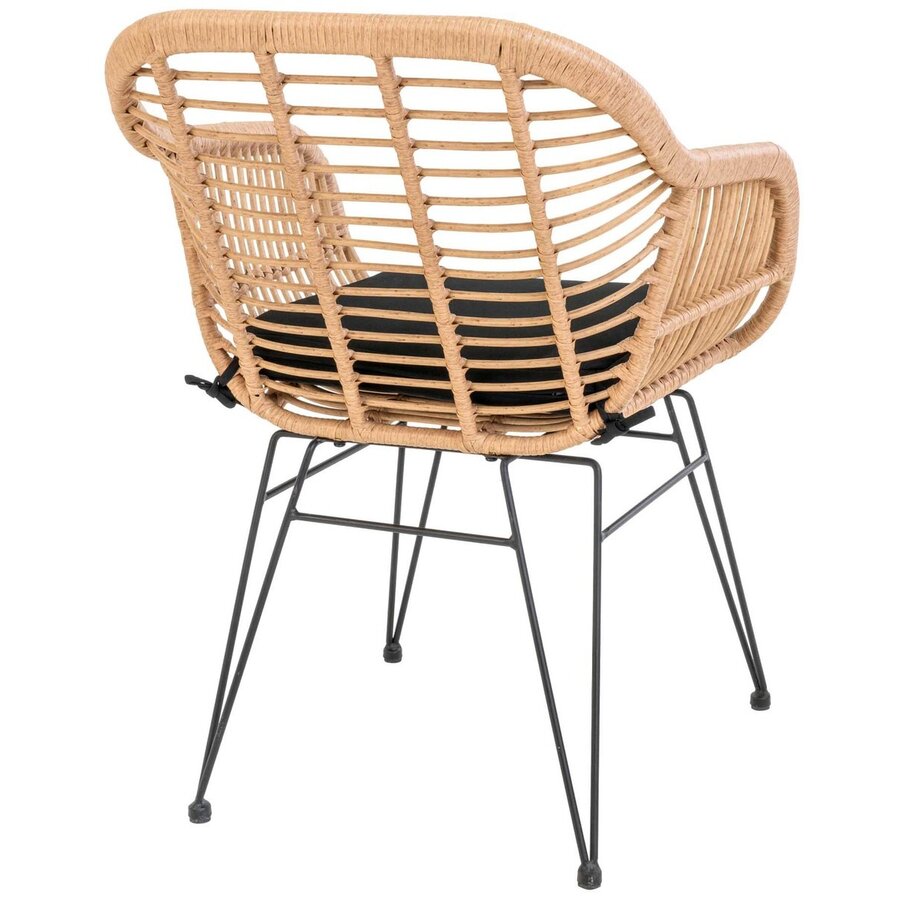 Trieste Polyrattan Armstoel Natural Trieste Polyrattan Armstoel Natural