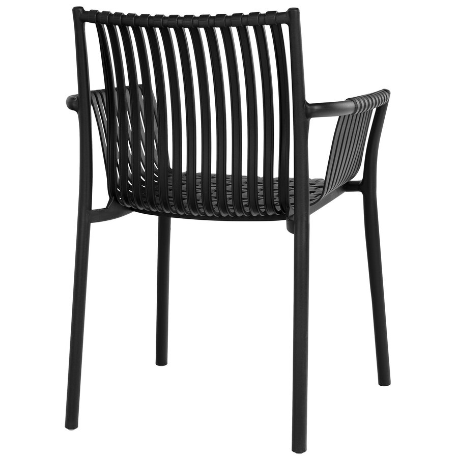 Tulsa Tuinstoel met Armleuning Zwart Tulsa Tuinstoel met Armleuning Zwart