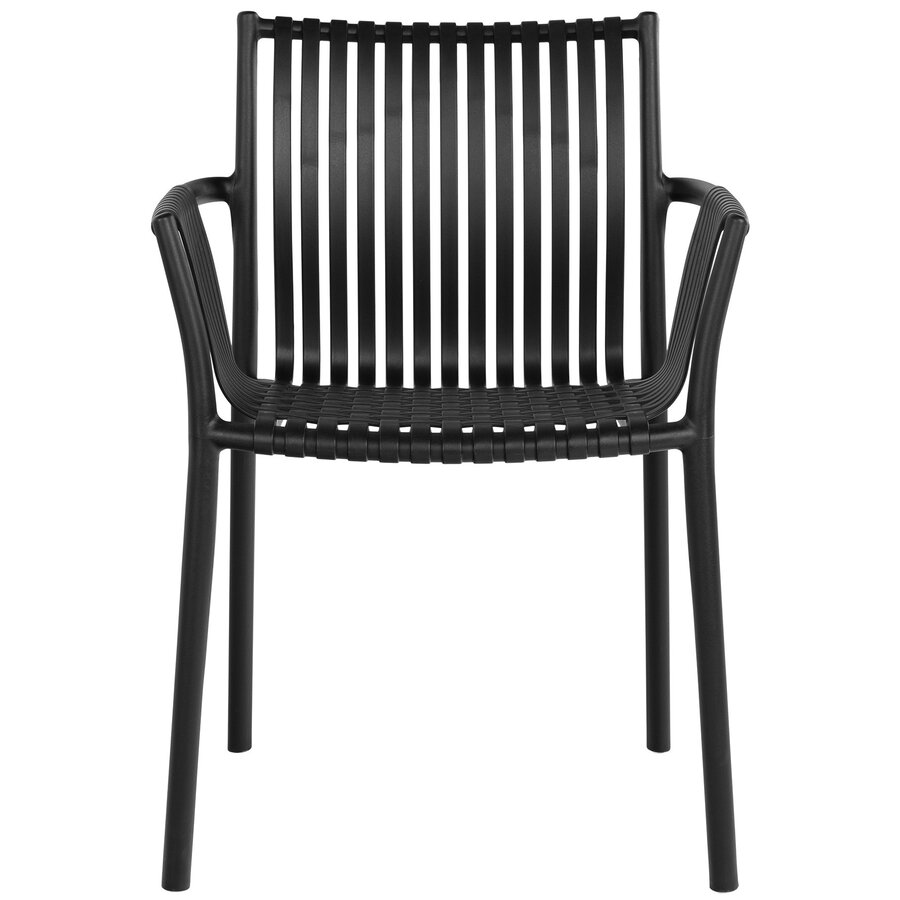 Tulsa Tuinstoel met Armleuning Zwart Tulsa Tuinstoel met Armleuning Zwart