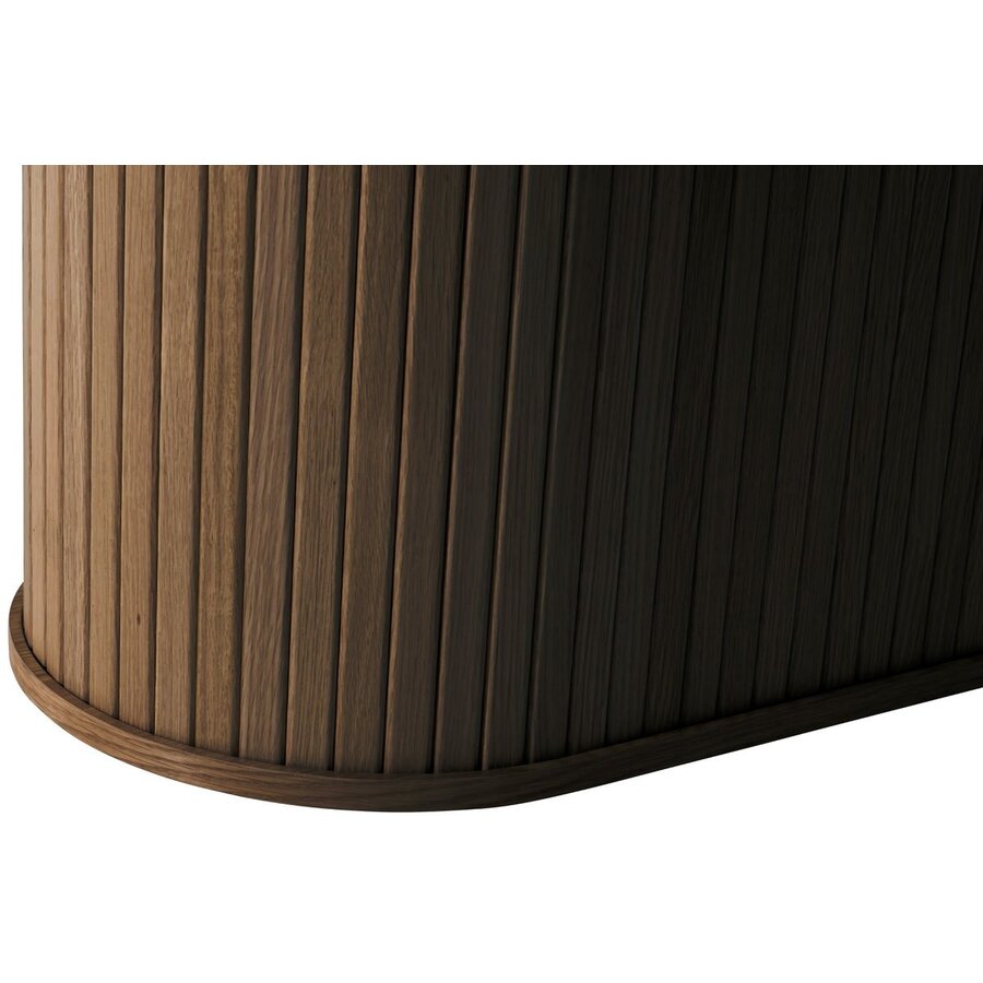 Nola 180 cm Ovale Eettafel Gerookt Eiken Nola 180 cm Ovale Eettafel Gerookt Eiken