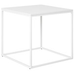 House Nordic Vita Witte Bijzettafel Vierkant
