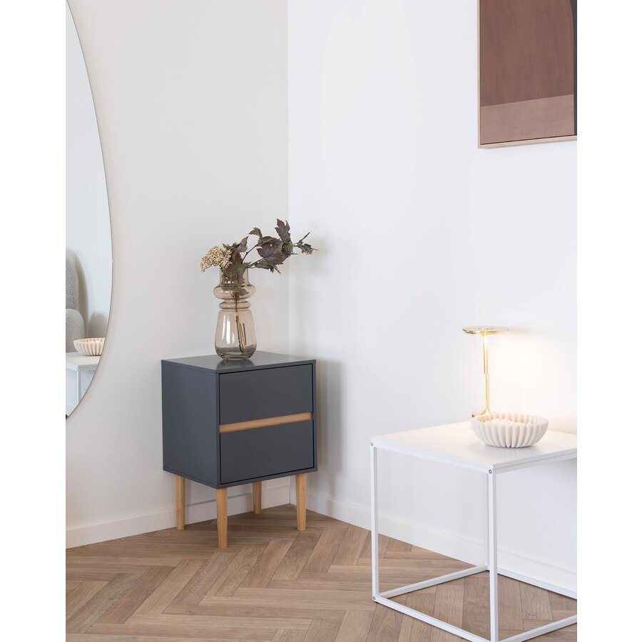 Vita Witte Bijzettafel Vierkant