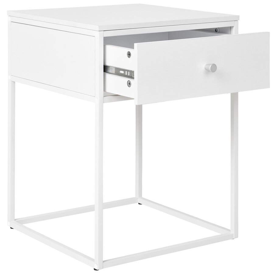 Vita Witte Bijzettafel met Lade