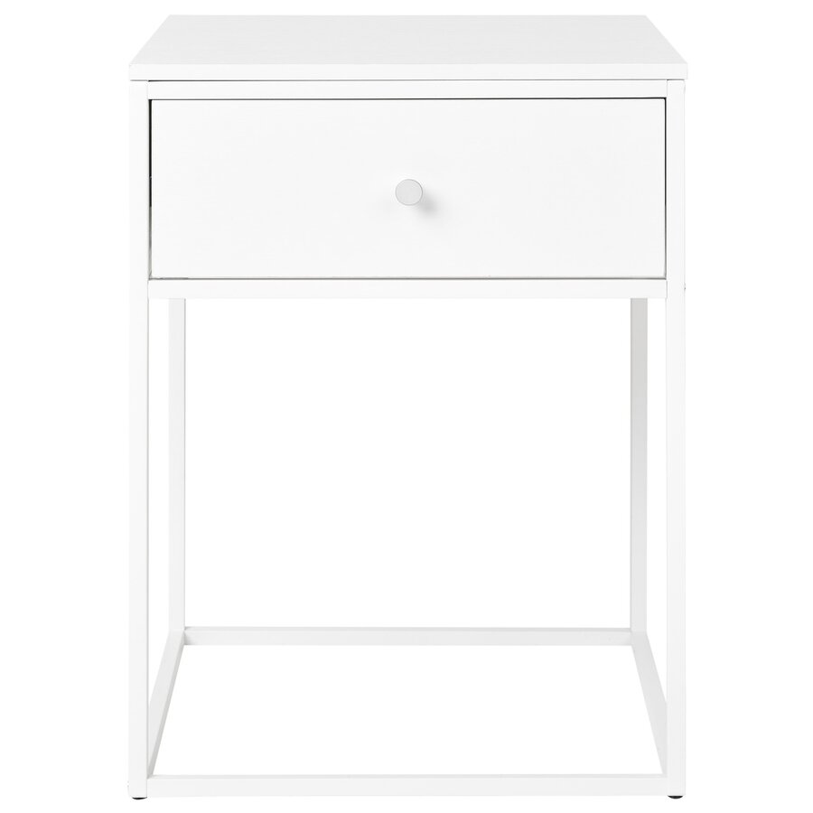 Vita Witte Bijzettafel met Lade