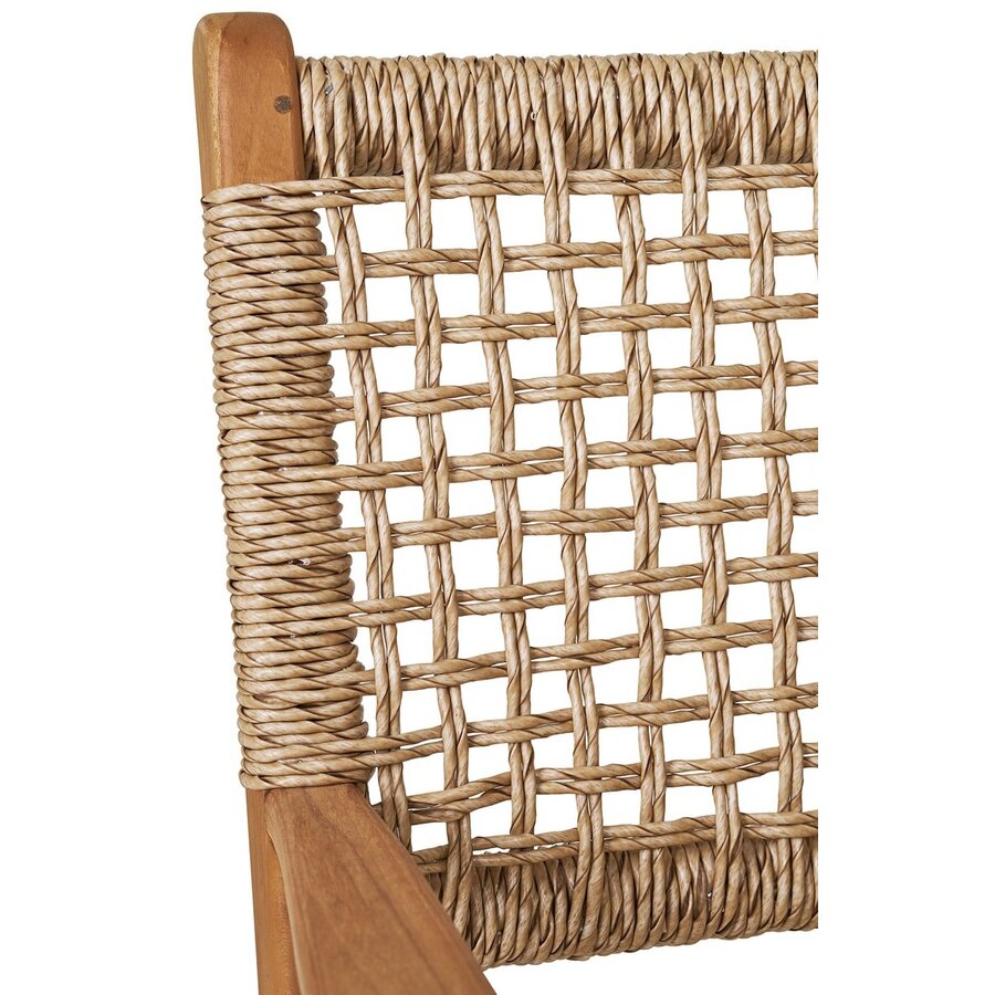 Derby Teak / Rattan Eetkamerstoel met Armleuning Derby Teak / Rattan Eetkamerstoel met Armleuning