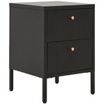 House Nordic Dalby Zwart Ladekast 2-Lades House Nordic Dalby Zwart Ladekast 2-Lades