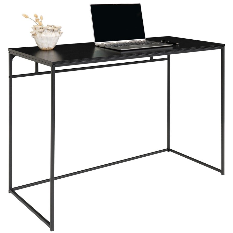 Vita Zwarte Bureautafel 100 cm