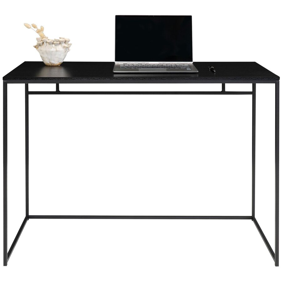 Vita Zwarte Bureautafel 100 cm