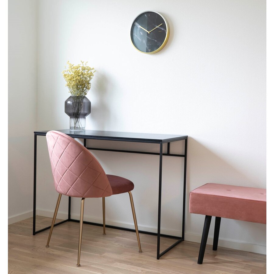 Vita Zwarte Bureautafel 100 cm