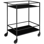 House Nordic Vita Zwarte Serveerwagen