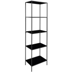 House Nordic Vita Zwarte Wandkast Slim H170 cm House Nordic Vita Zwarte Wandkast Slim H170 cm