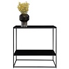 Vita Zwarte Sidetable 80 cm