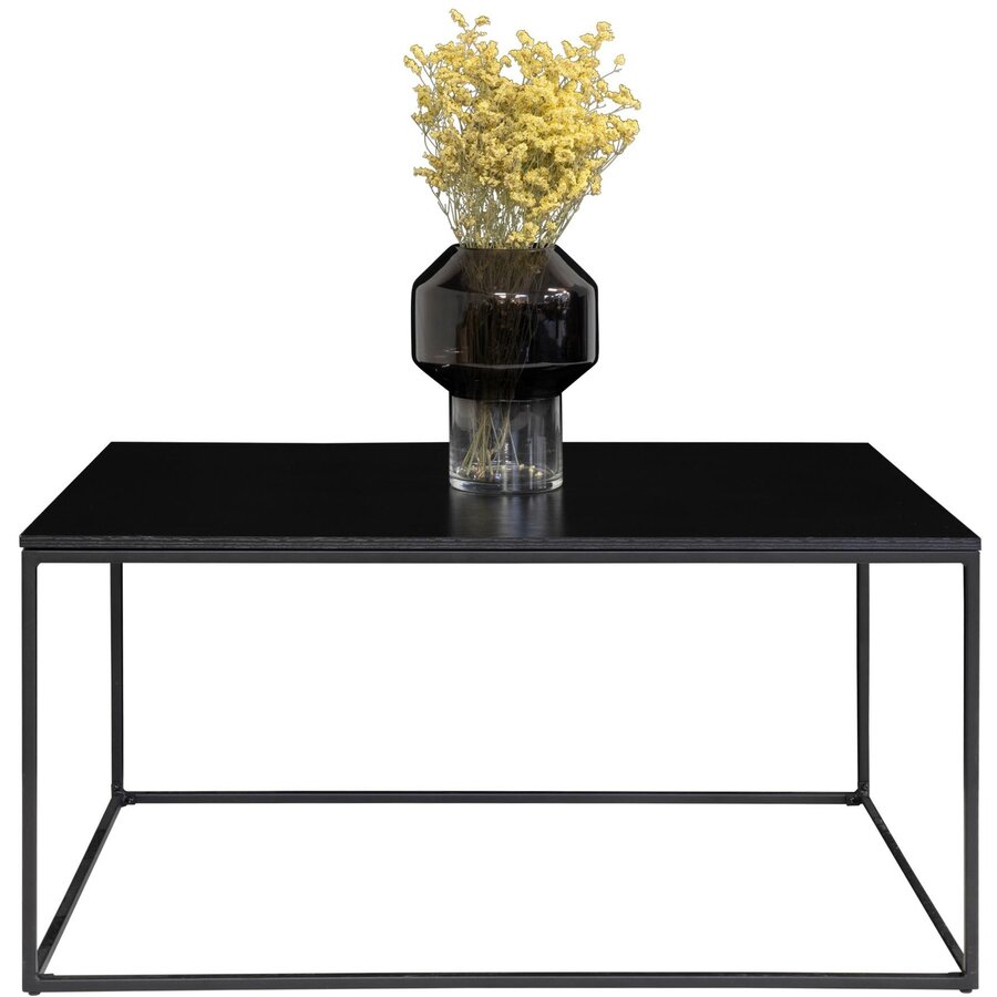 Vita Zwarte Salontafel Rechthoek 90 x 60 cm Vita Zwarte Salontafel Rechthoek 90 x 60 cm