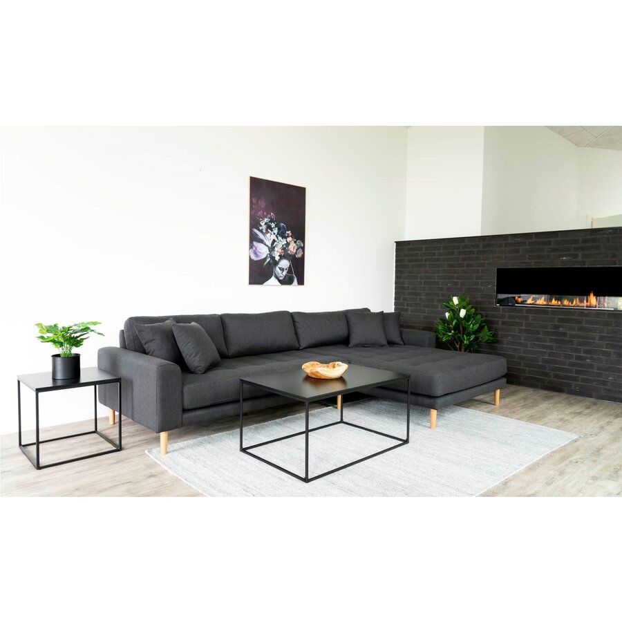 Vita Zwarte Salontafel Rechthoek 90 x 60 cm Vita Zwarte Salontafel Rechthoek 90 x 60 cm