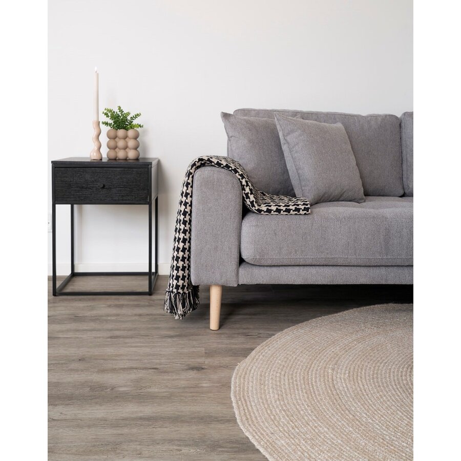 Vita Zwarte Bijzettafel met Lade Vita Zwarte Bijzettafel met Lade