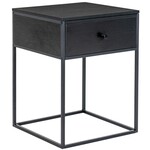 House Nordic Vita Zwarte Bijzettafel met Lade House Nordic Vita Zwarte Bijzettafel met Lade