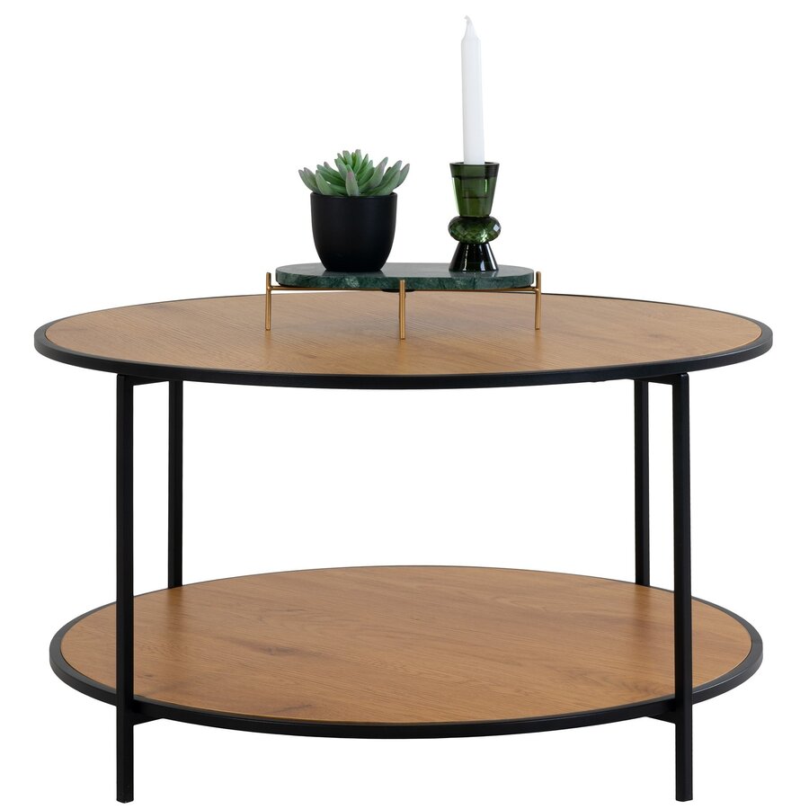 Vita Eiken Salontafel Rond Ø80 cm Vita Eiken Salontafel Rond Ø80 cm