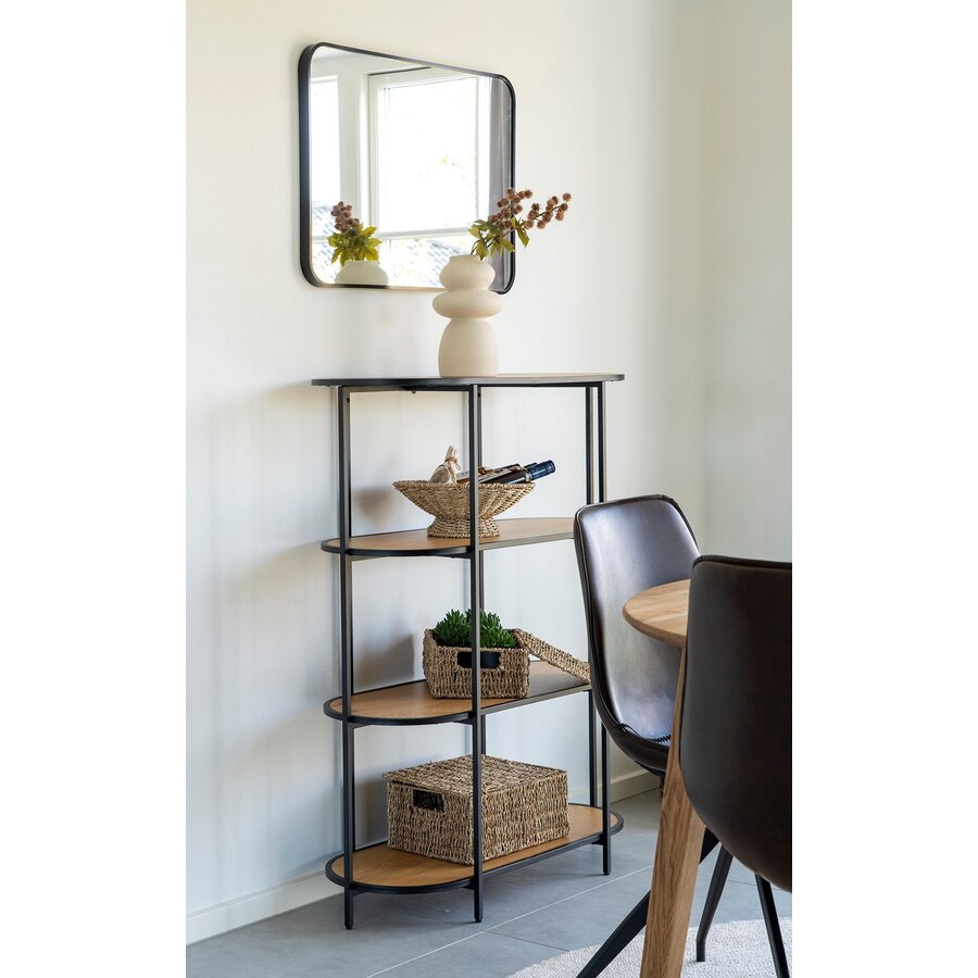 Vita Eiken Wandkast Ovaal H111 cm Vita Eiken Wandkast Ovaal H111 cm