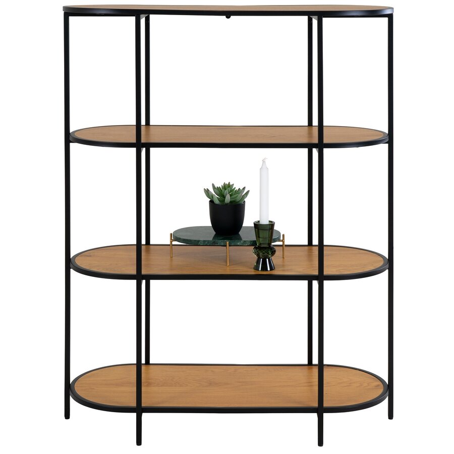 Vita Eiken Wandkast Ovaal H111 cm Vita Eiken Wandkast Ovaal H111 cm