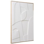 House Nordic Madeline Witte Relief Wanddecoratie Motief Twee House Nordic Madeline Witte Relief Wanddecoratie Motief Twee