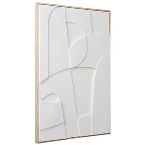 House Nordic Madeline Witte Relief Wanddecoratie Motief Twee