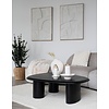 Madeline Witte Relief Wanddecoratie Motief Twee Madeline Witte Relief Wanddecoratie Motief Twee