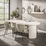 Davidi Design Arch Stone Eettafel 215 cm Marmer Composiet Davidi Design Arch Stone Eettafel 215 cm Marmer Composiet