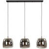 Drift Glazen Hanglamp 3L Gerookt Grijs