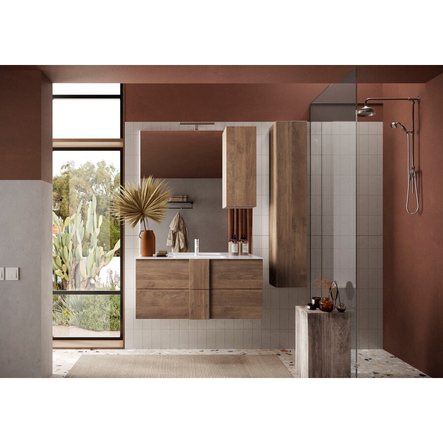 Jupiter 60 cm Zwevend Wastafel en Onderkast