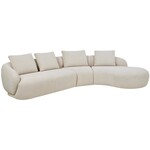 Flexlux Torino Creme 2,5-Zits + Hoek + Chaise Lounge Rechts Flexlux Torino Creme 2,5-Zits + Hoek + Chaise Lounge Rechts
