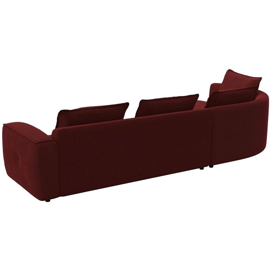 Samone Wijnrood 2,5-Zits + Chaise Lounge Links Samone Wijnrood 2,5-Zits + Chaise Lounge Links