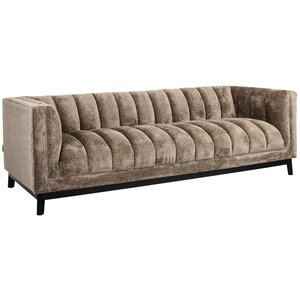 Richmond Interiors Beaudy Steengrijs Chenille 3-zits Bank