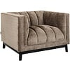 Beaudy Steengrijs Chenille Fauteuil