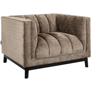 Richmond Interiors Beaudy Steengrijs Chenille Fauteuil
